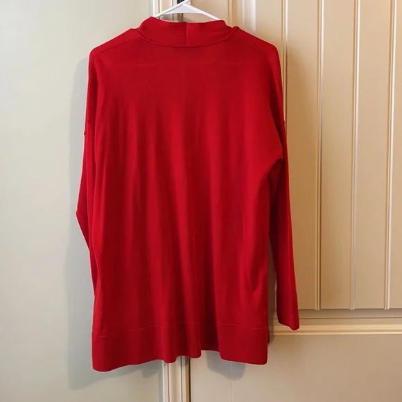 Loft sweater cardigan in large red - Picture 5 of 5
